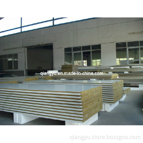 Fireproof Corrugated Rockwool Sandwich Panel (QYRC-3)